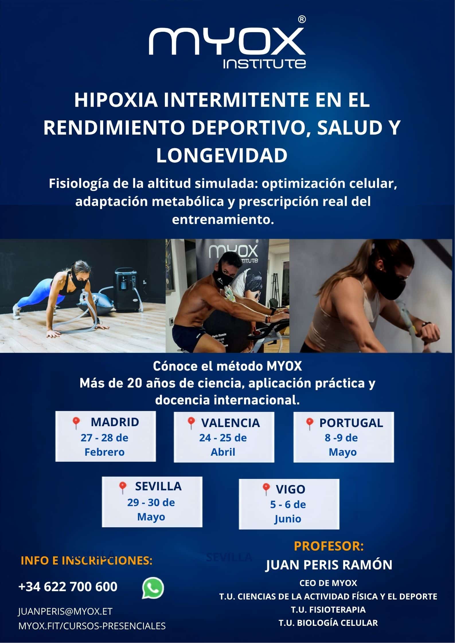 Curso de Hipoxia Intermitente con Myox Institue