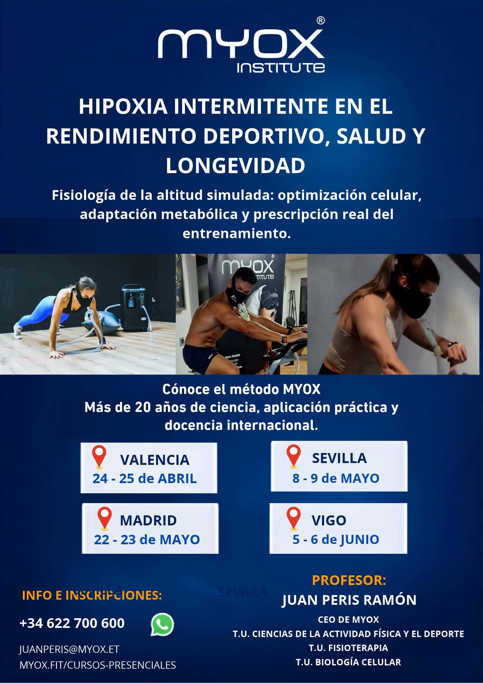 Curso de Hipoxia Intermitente con Myox Institute